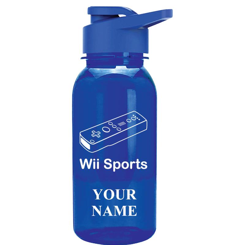 WATER BOTTLE 18OZ BLUE