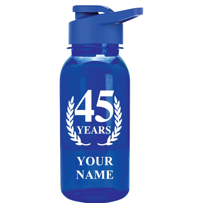 WATER BOTTLE 18OZ BLUE