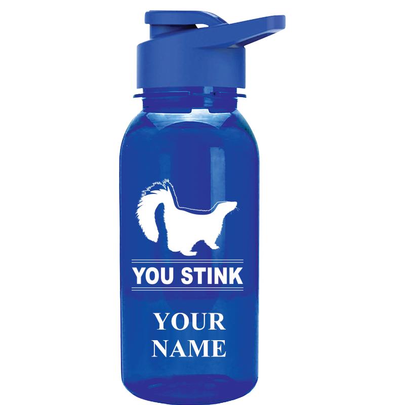 WATER BOTTLE 18OZ BLUE
