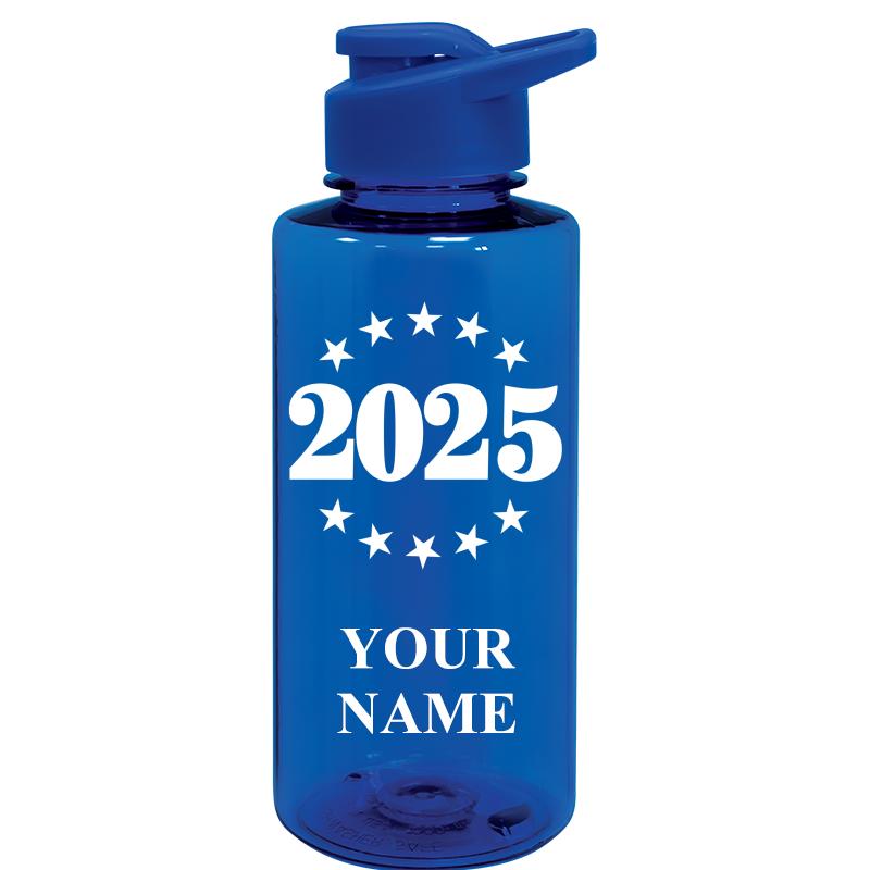 WATER BOTTLE 36OZ BLUE