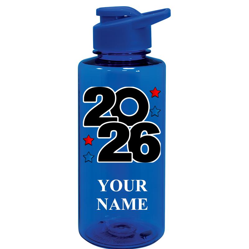 WATER BOTTLE 36OZ BLUE