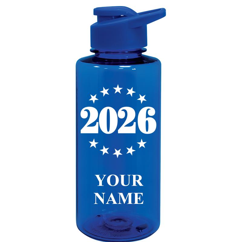 WATER BOTTLE 36OZ BLUE