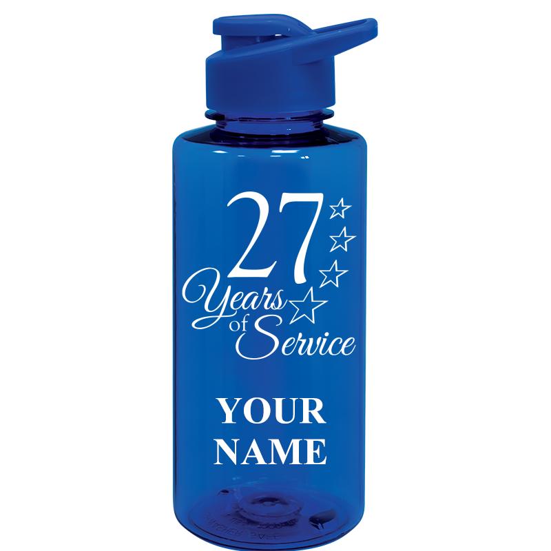 WATER BOTTLE 36OZ BLUE