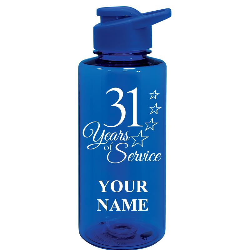 WATER BOTTLE 36OZ BLUE