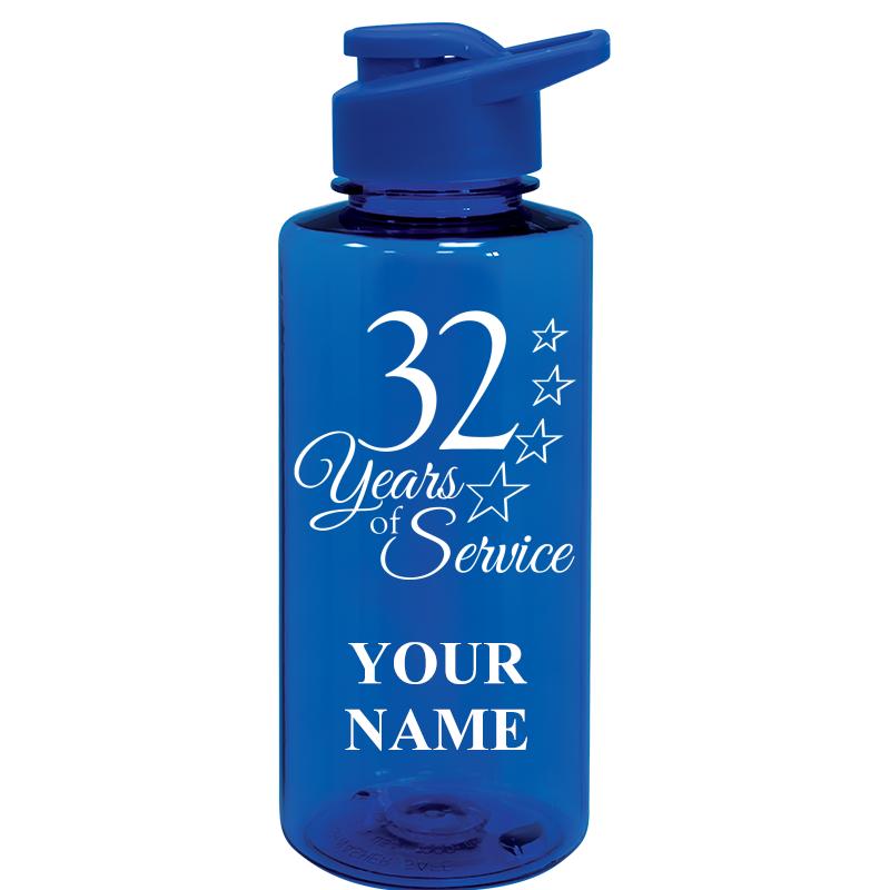 WATER BOTTLE 36OZ BLUE