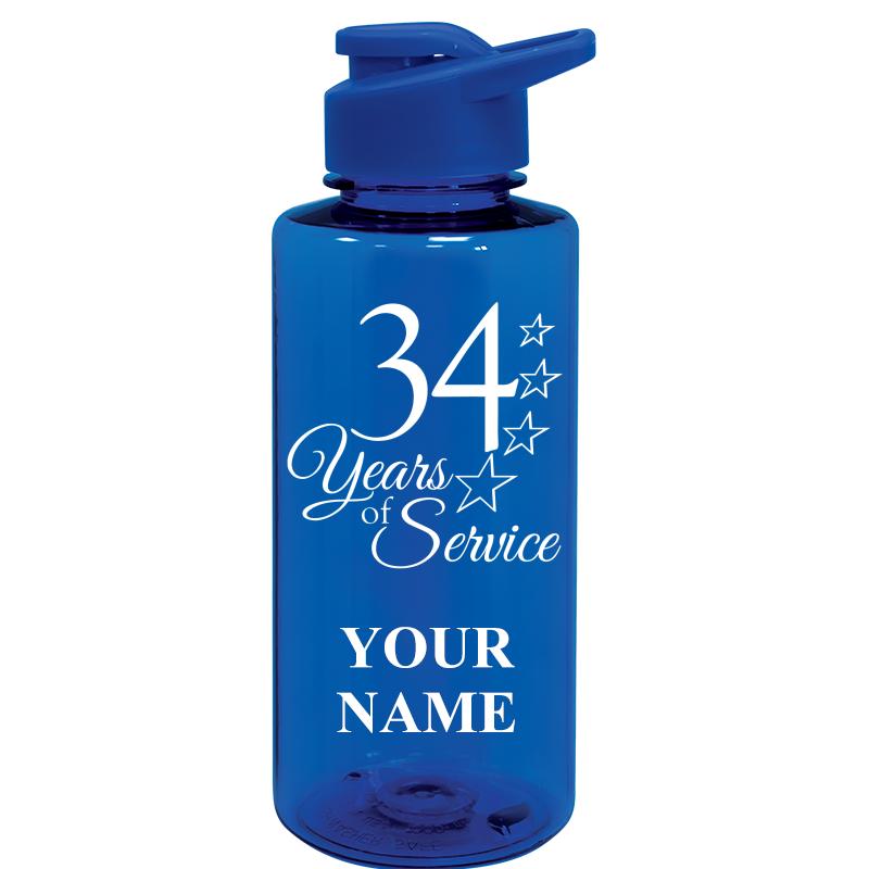 WATER BOTTLE 36OZ BLUE