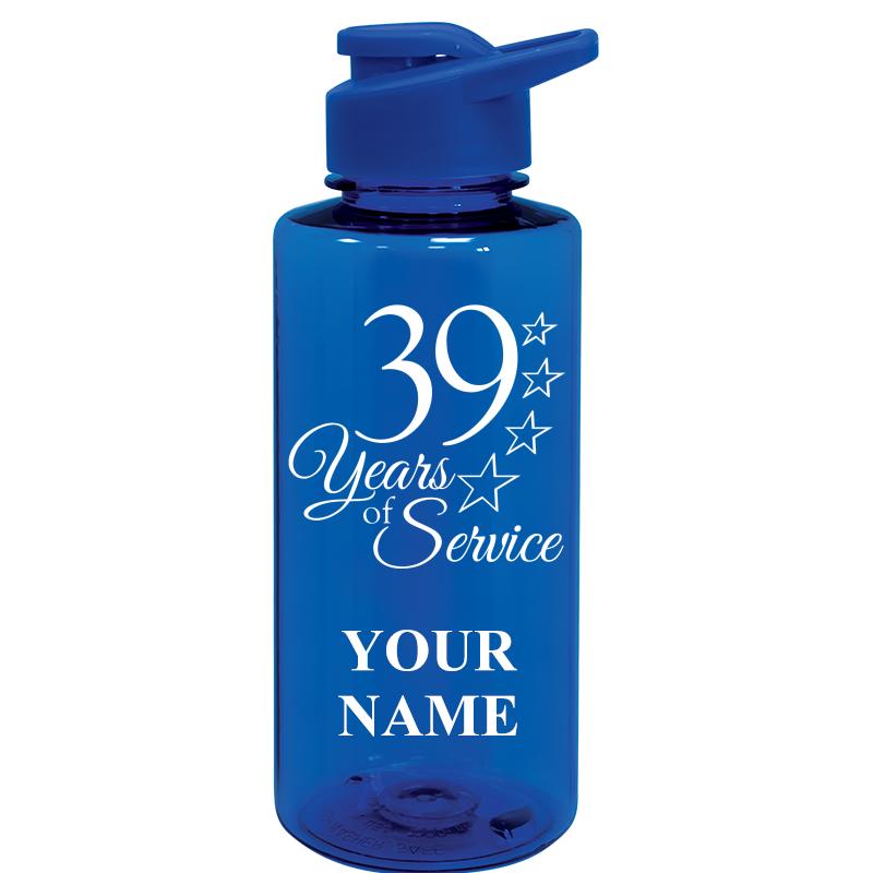 WATER BOTTLE 36OZ BLUE