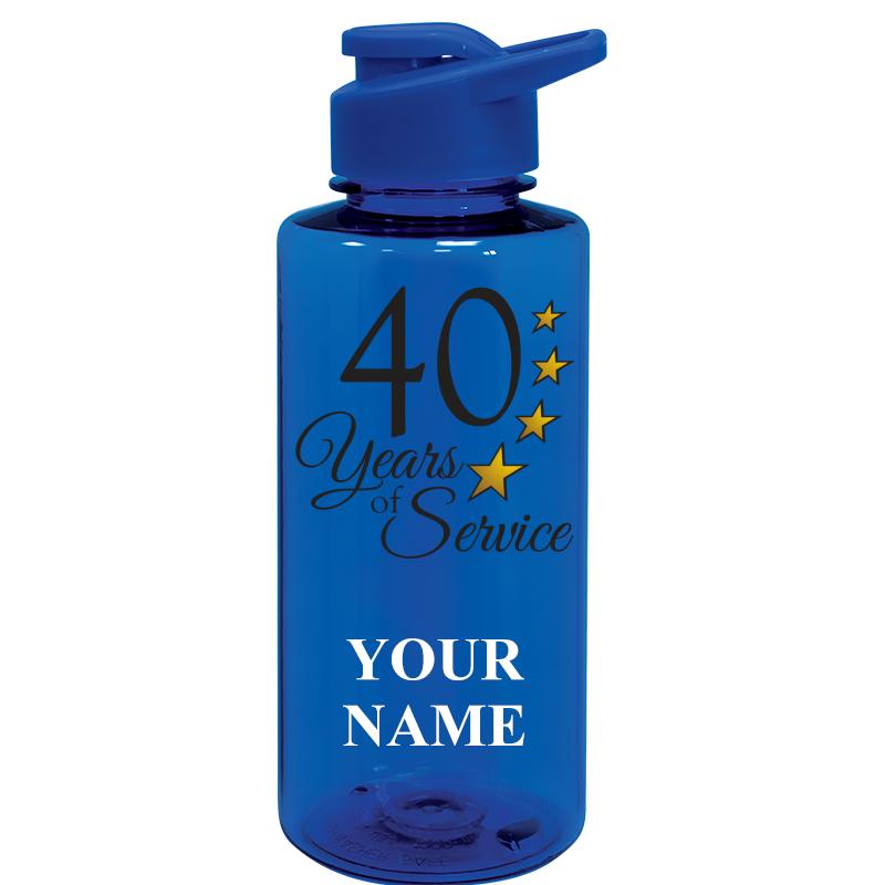 WATER BOTTLE 36OZ BLUE