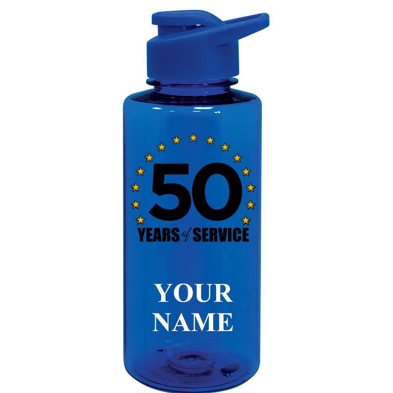 WATER BOTTLE 36OZ BLUE