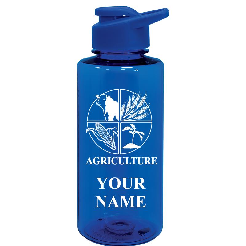 WATER BOTTLE 36OZ BLUE