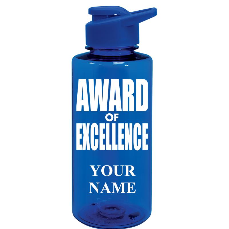 WATER BOTTLE 36OZ BLUE