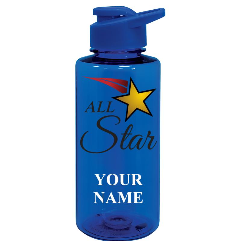 WATER BOTTLE 36OZ BLUE