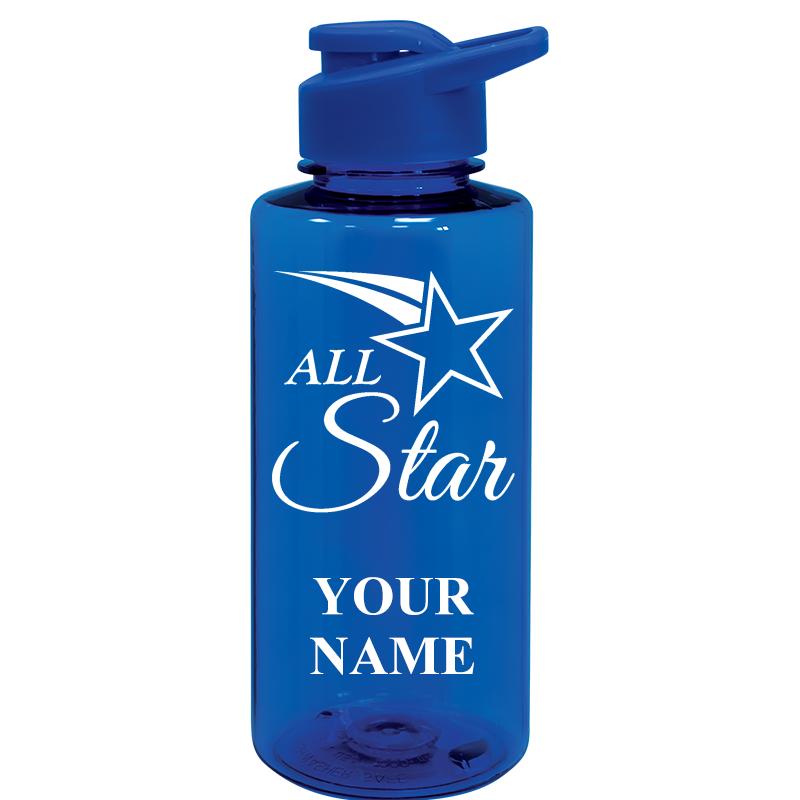 WATER BOTTLE 36OZ BLUE