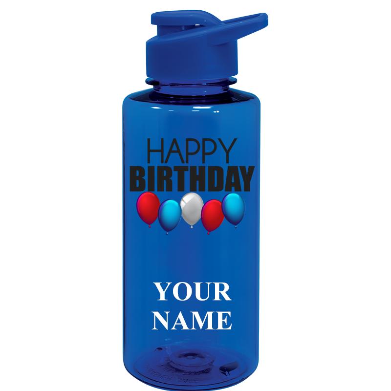 WATER BOTTLE 36OZ BLUE