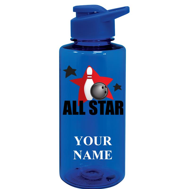 WATER BOTTLE 36OZ BLUE