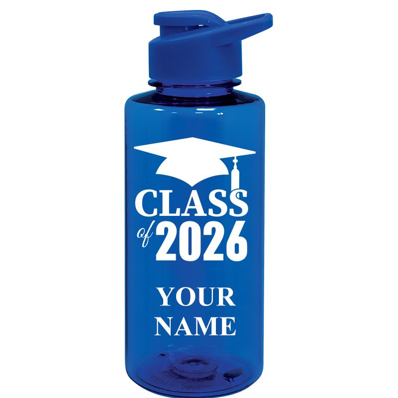 WATER BOTTLE 36OZ BLUE