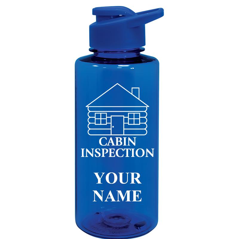 WATER BOTTLE 36OZ BLUE