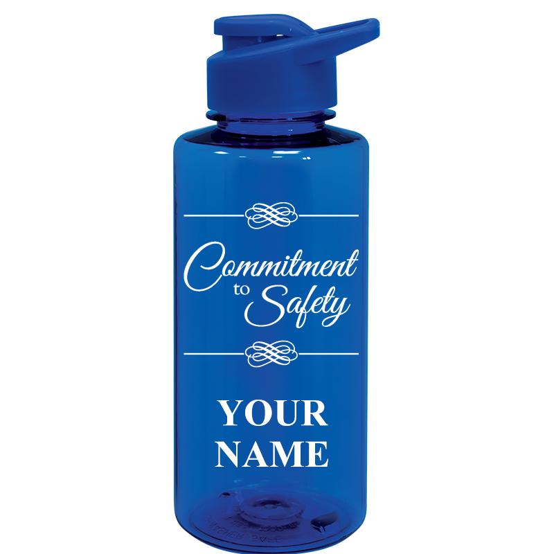 WATER BOTTLE 36OZ BLUE