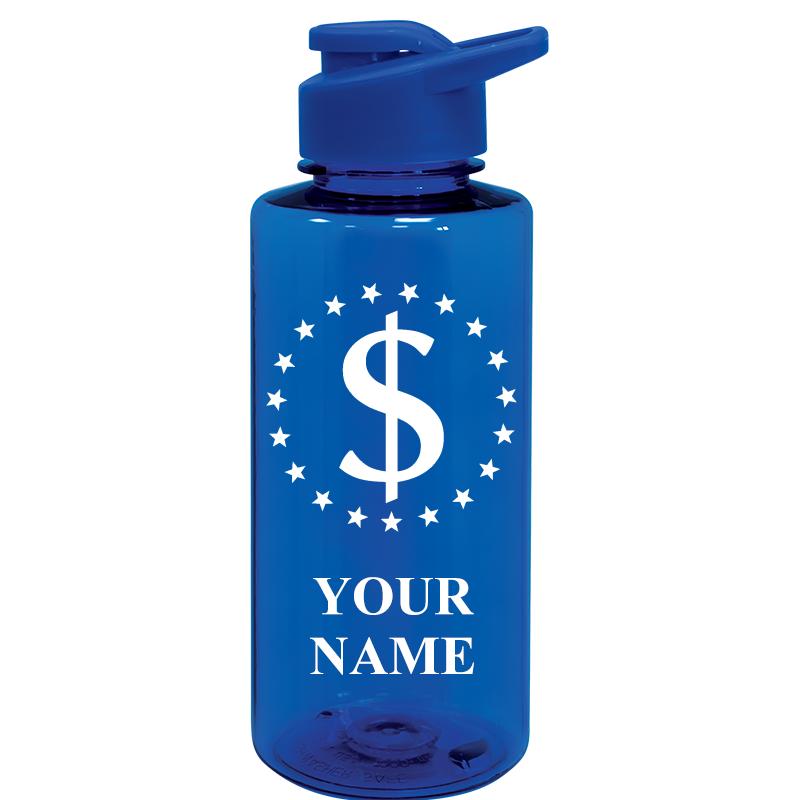 WATER BOTTLE 36OZ BLUE