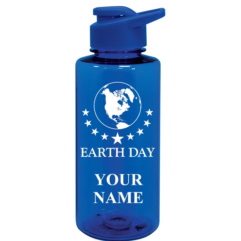 WATER BOTTLE 36OZ BLUE