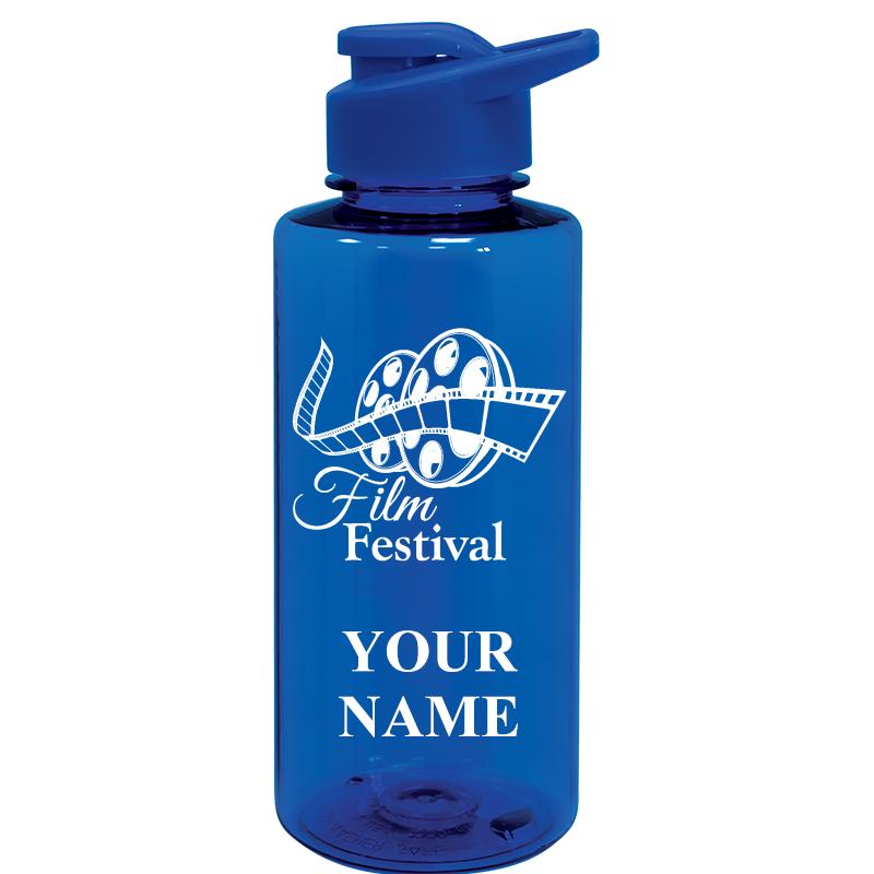 WATER BOTTLE 36OZ BLUE