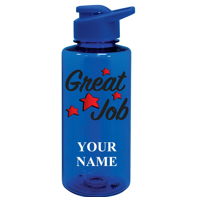 WATER BOTTLE 36OZ BLUE
