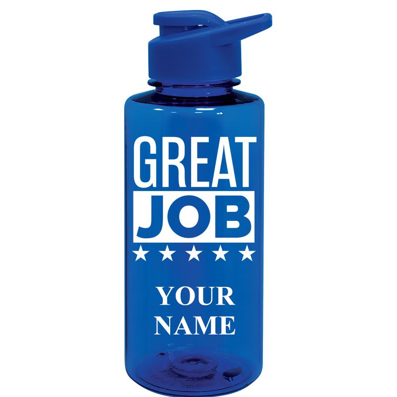 WATER BOTTLE 36OZ BLUE