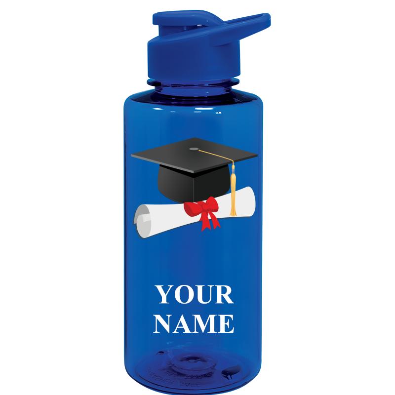 WATER BOTTLE 36OZ BLUE