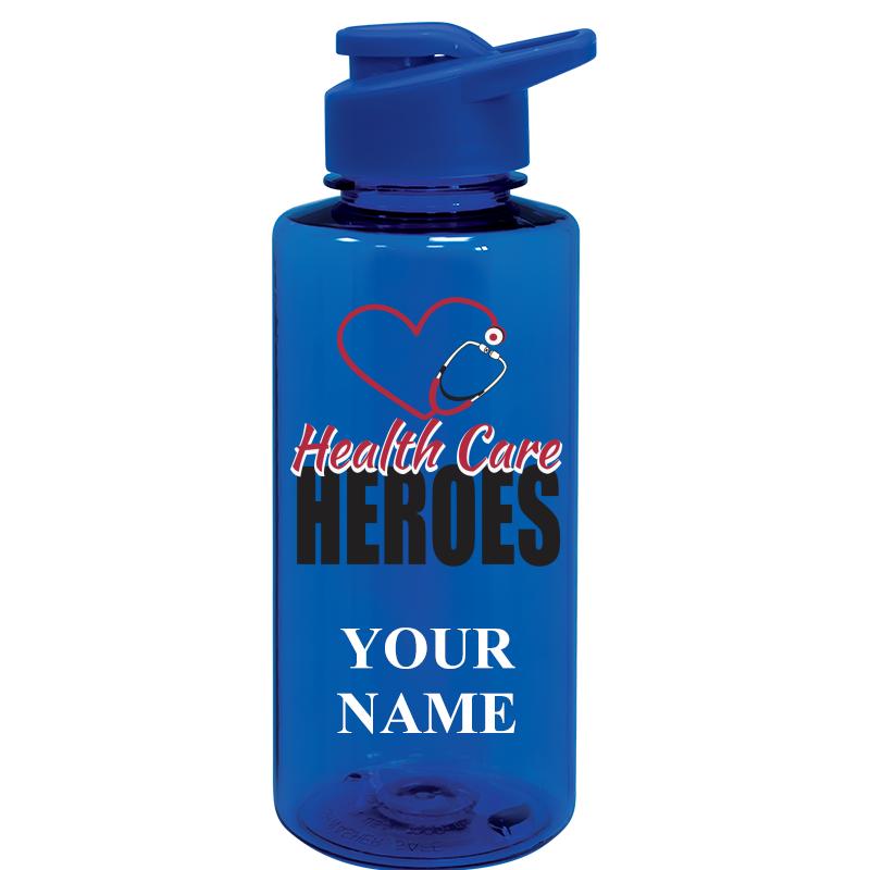 WATER BOTTLE 36OZ BLUE