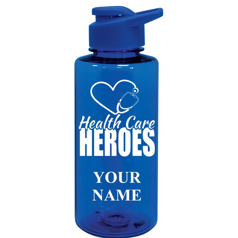 WATER BOTTLE 36OZ BLUE