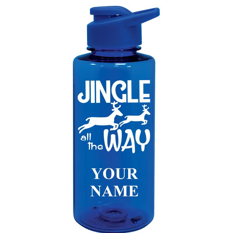 WATER BOTTLE 36OZ BLUE