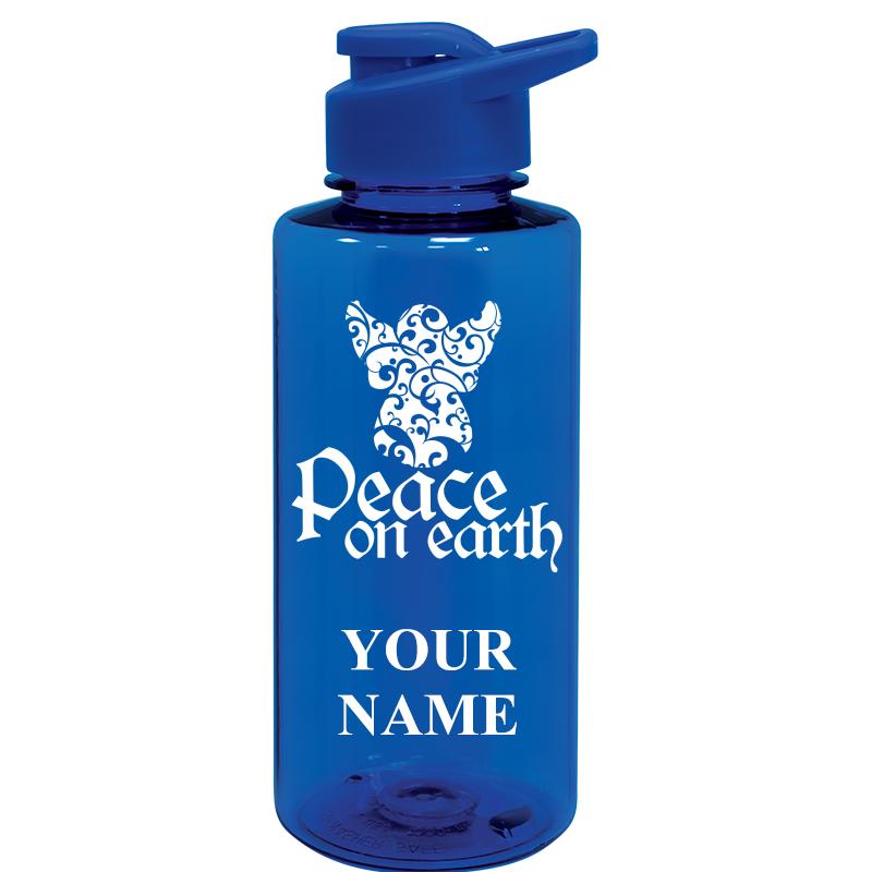 WATER BOTTLE 36OZ BLUE