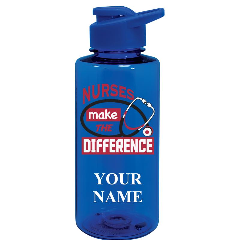 WATER BOTTLE 36OZ BLUE