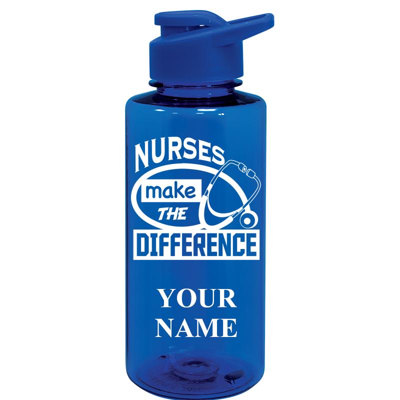 WATER BOTTLE 36OZ BLUE