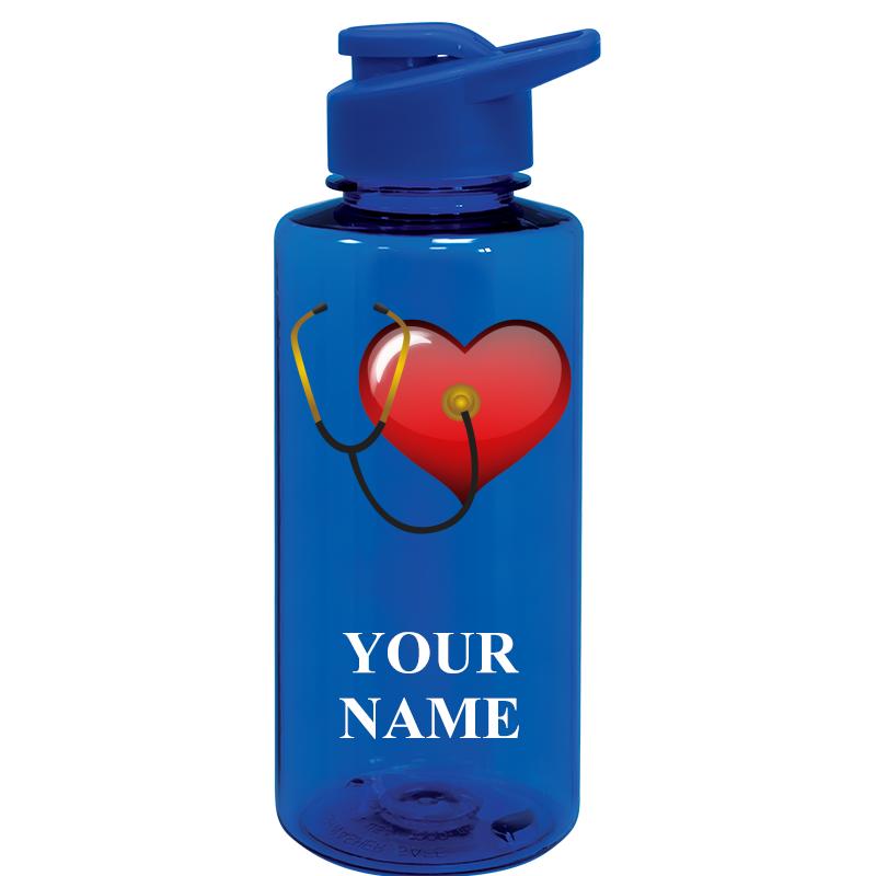 WATER BOTTLE 36OZ BLUE