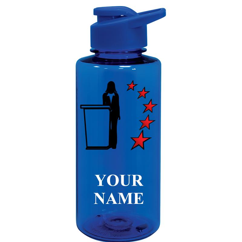WATER BOTTLE 36OZ BLUE