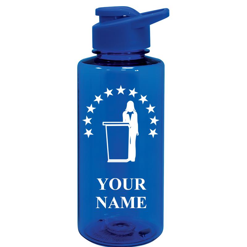 WATER BOTTLE 36OZ BLUE