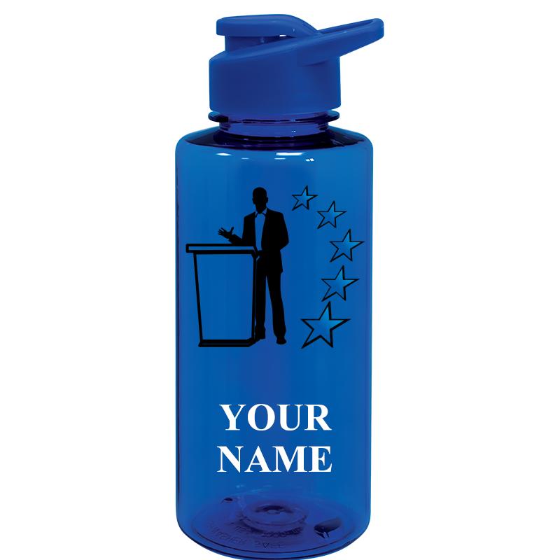 WATER BOTTLE 36OZ BLUE