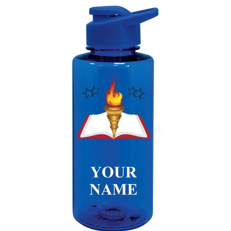 WATER BOTTLE 36OZ BLUE
