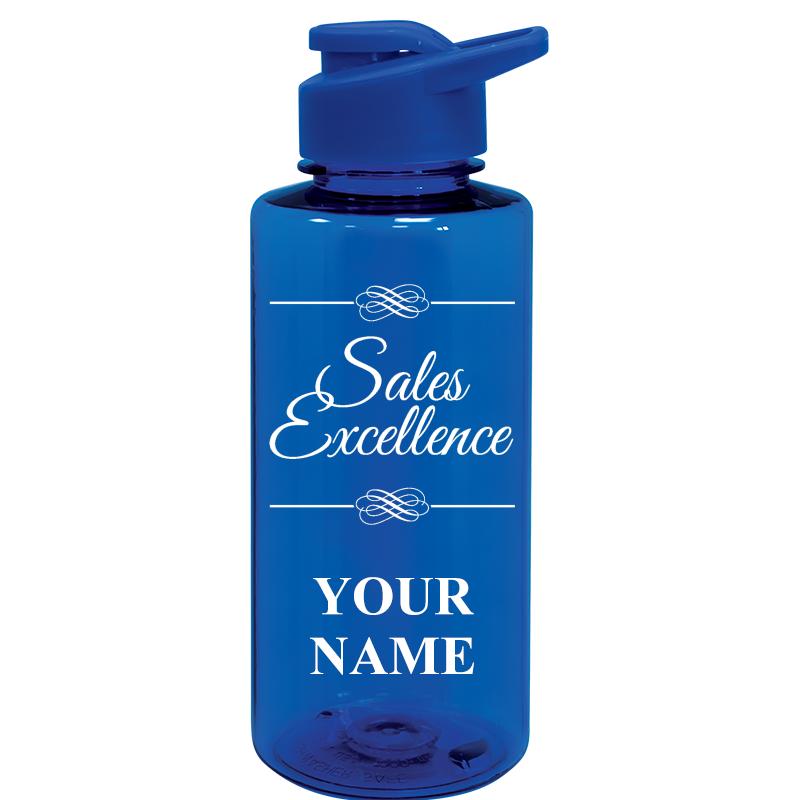 WATER BOTTLE 36OZ BLUE