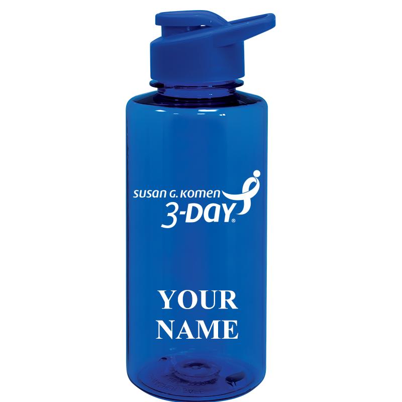 WATER BOTTLE 36OZ BLUE