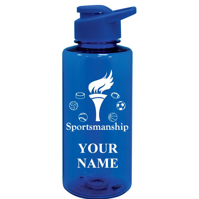 WATER BOTTLE 36OZ BLUE