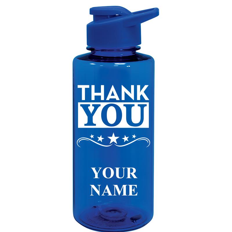 WATER BOTTLE 36OZ BLUE