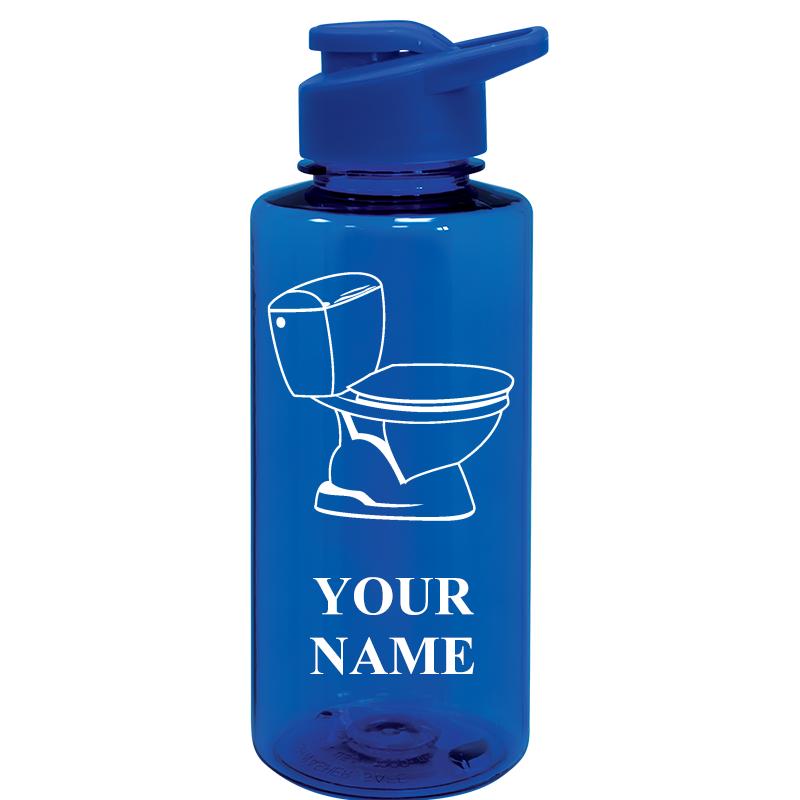 WATER BOTTLE 36OZ BLUE