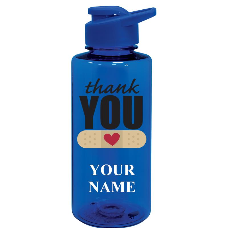 WATER BOTTLE 36OZ BLUE