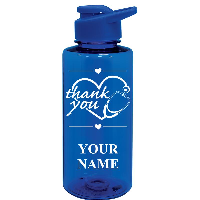 WATER BOTTLE 36OZ BLUE