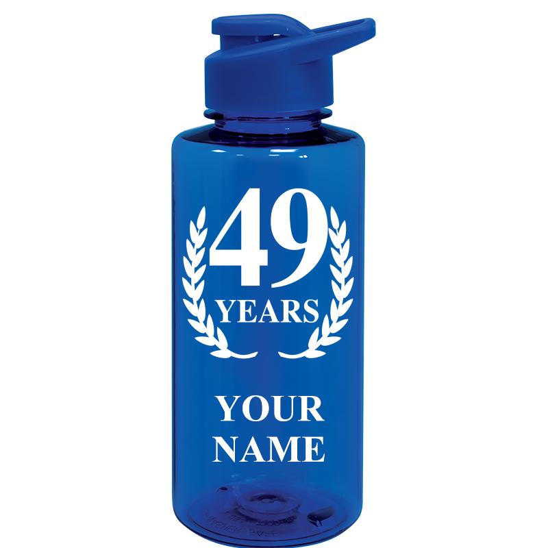 WATER BOTTLE 36OZ BLUE