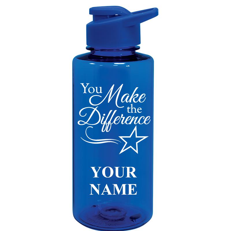 WATER BOTTLE 36OZ BLUE