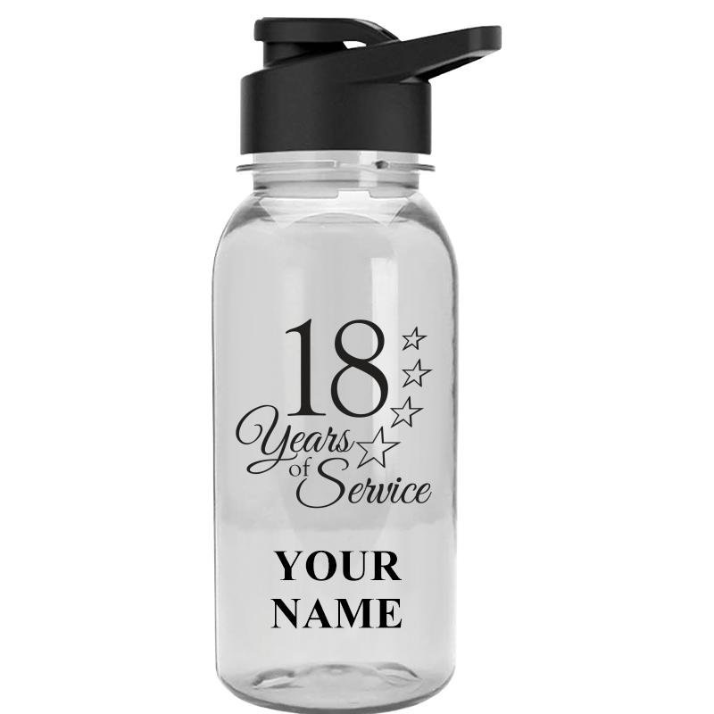 WATER BOTTLE 18OZ CLEAR