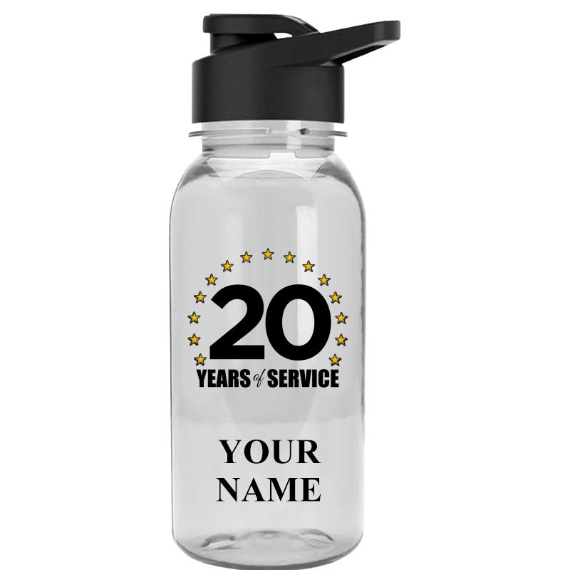 WATER BOTTLE 18OZ CLEAR